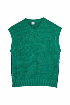 v-hals-strikket-vest