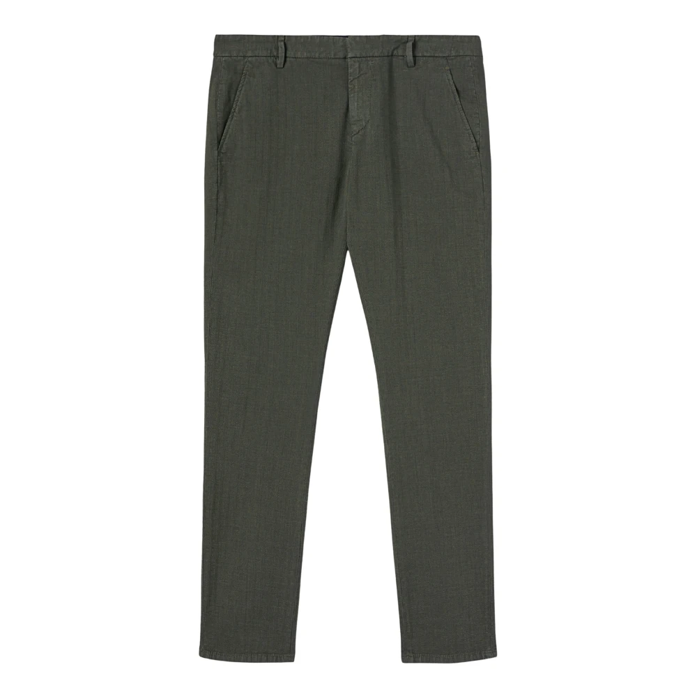 Dondup Polyester Broek Gaubert Stijl Green Heren