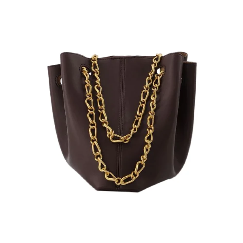 Nanushka Leather shoulder-bags Brown Dames