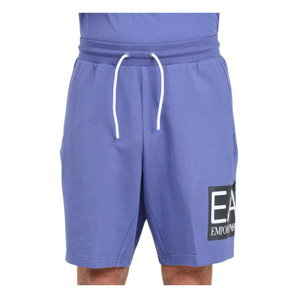 Emporio Armani EA7 Short Shorts Blue Heren