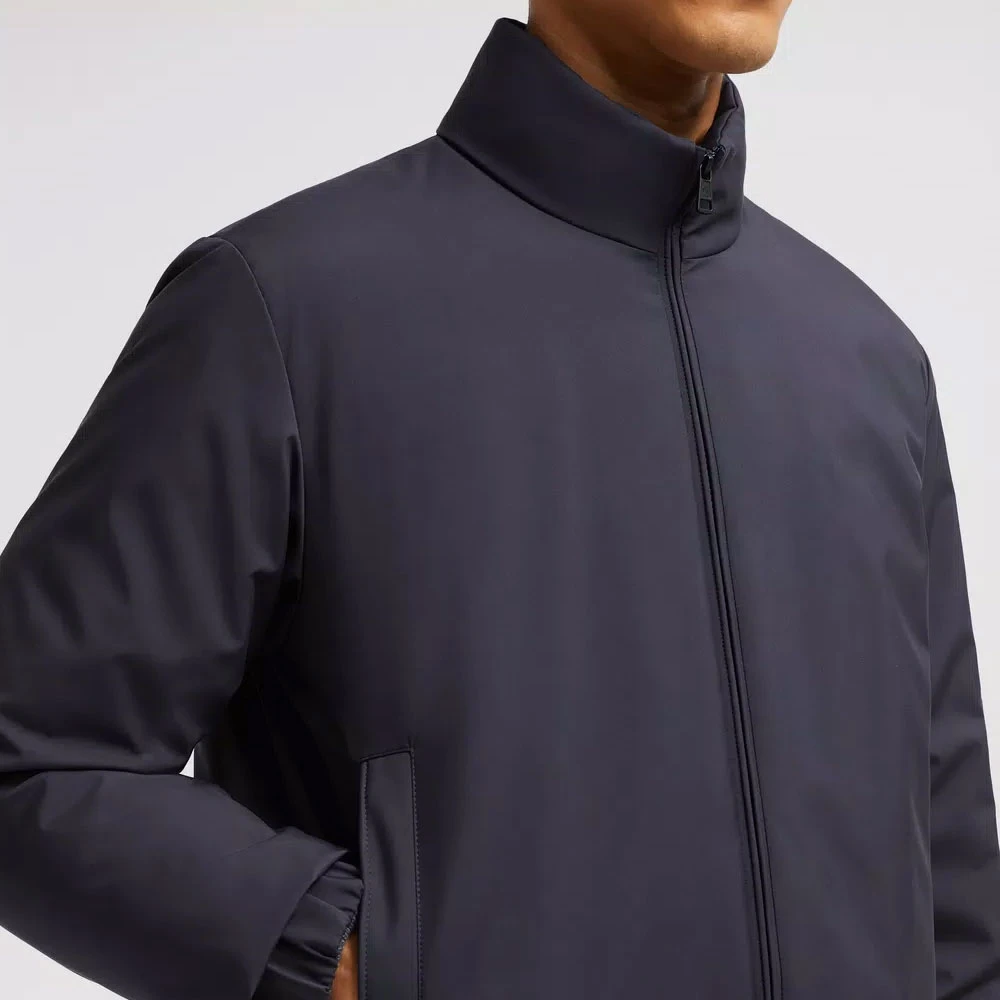 Moncler Korte Navy Donsjas AirSoft Blue Heren