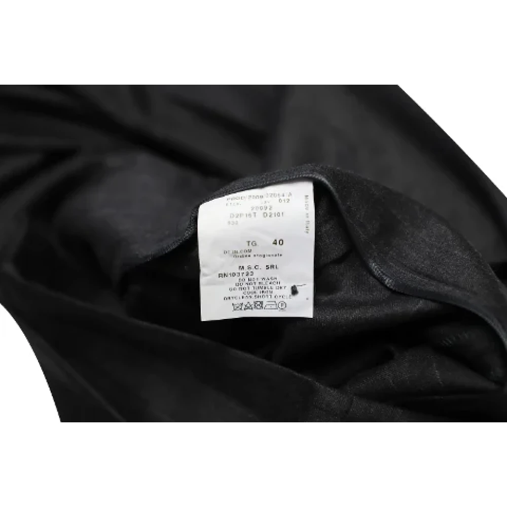 Armani Pre-owned Cotton bottoms Black Dames
