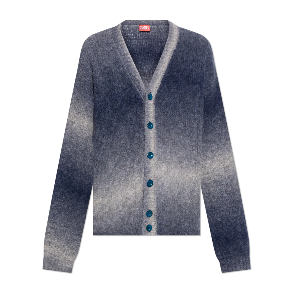 Diesel Cardigan K-Ramarro Gray Heren