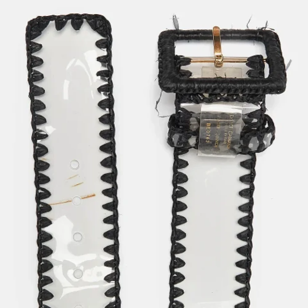 Dolce & Gabbana Pre-owned Fabric belts White Dames