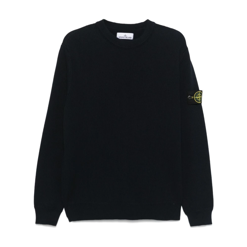 Stone Island Blauwe Sweaters voor Mannen Blue Heren