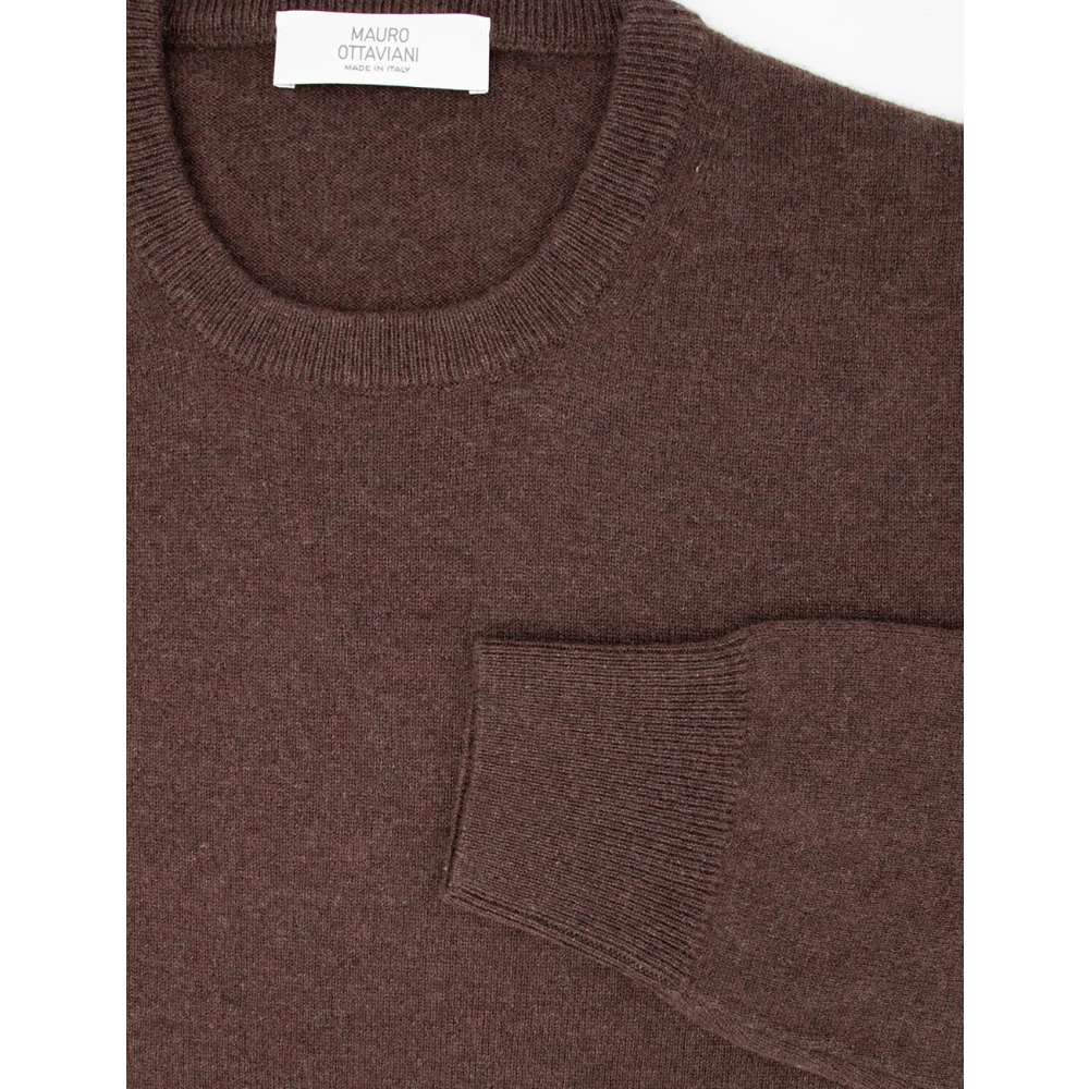 Mauro Ottaviani Kasjmier Crew Neck Sweater Brown Heren