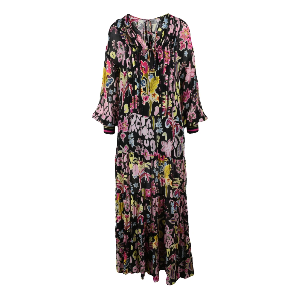 Ermanno Scervino Women's Multicolor Maxi Dresses, Xs, Long Voile Dress