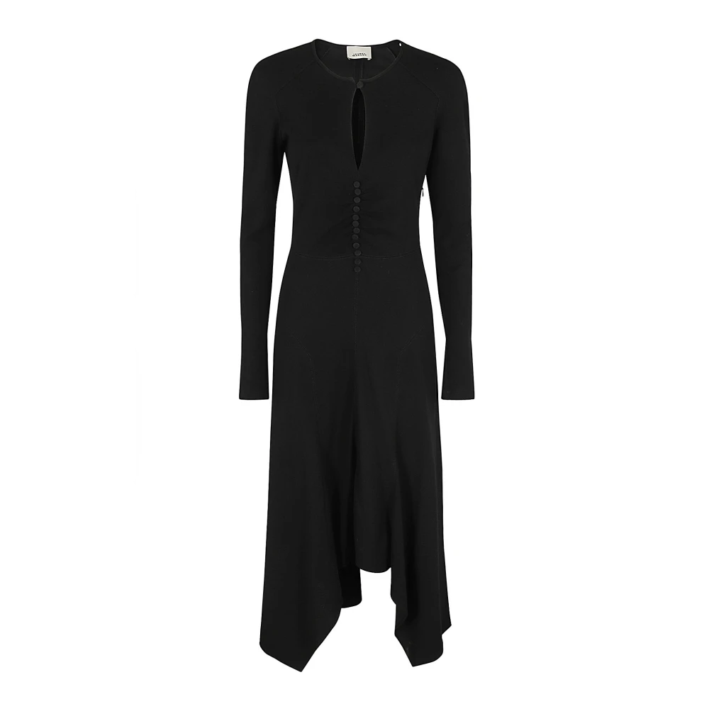 Isabel marant Elegante Dorya Jurk Black Dames