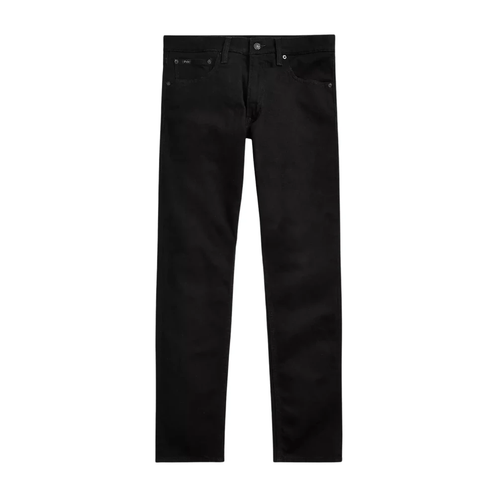 Ralph Lauren Men's Black Slim Fit Jeans, W32 L34, Sullivan Slim Streach Jeans