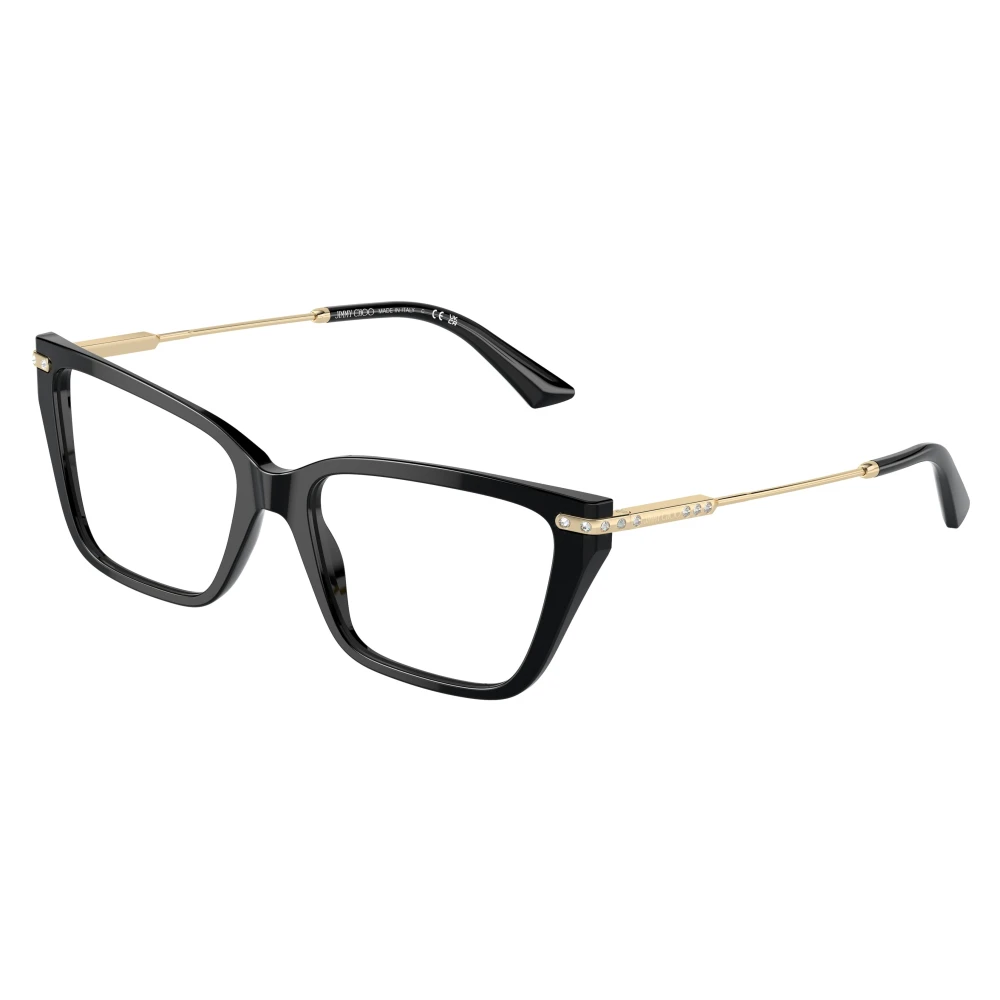 Jimmy Choo Unisex Black Cat Eye Optical Frame - Glasses - 53 Mm - Accessories