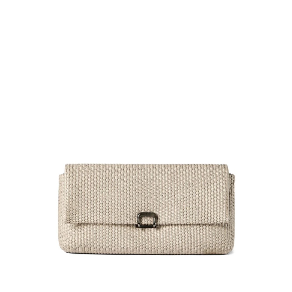 Brunello Cucinelli Women's Beige Sartorial Clutch Bag