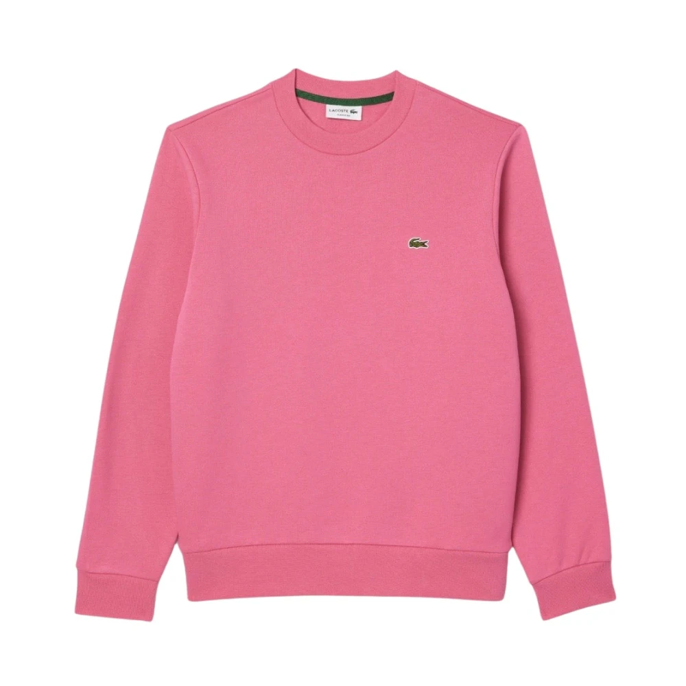 Lacoste Iconisch Sweatshirt met Krokodil Logo Pink Heren