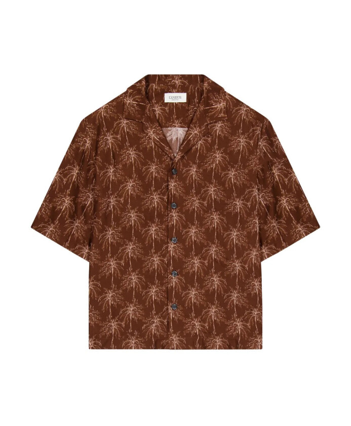 chemise-homme-en-viscose-a-manches-courtes