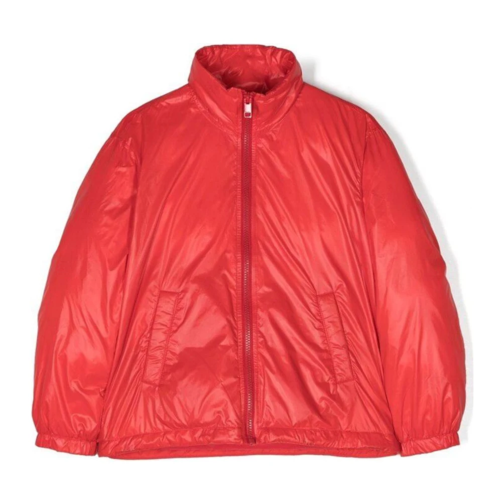 Diesel Boys Red Winter Jackets, 16 Y, Bomber Jacket For Kids