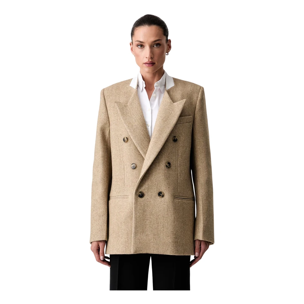 Victoria Beckham Zweireihiger Blazer Aus Einem Wollgemisch De Größe 36 - MyTheresa - Bild 3