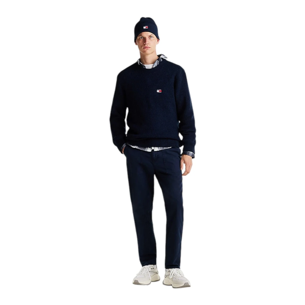 Tommy Jeans Trui met ronde hals Blue Heren