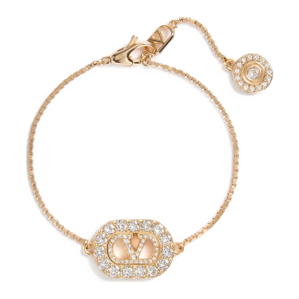Valentino Garavani , Bracelets, Female, Yellow, S, Vlogo Signature Bracelet