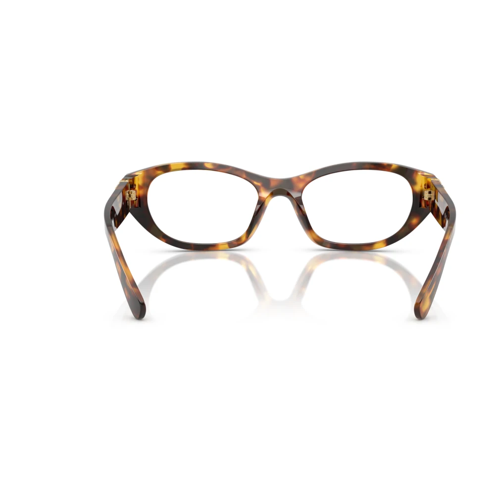 Miu Stijlvolle Bril in Blauwe Tint Brown Dames