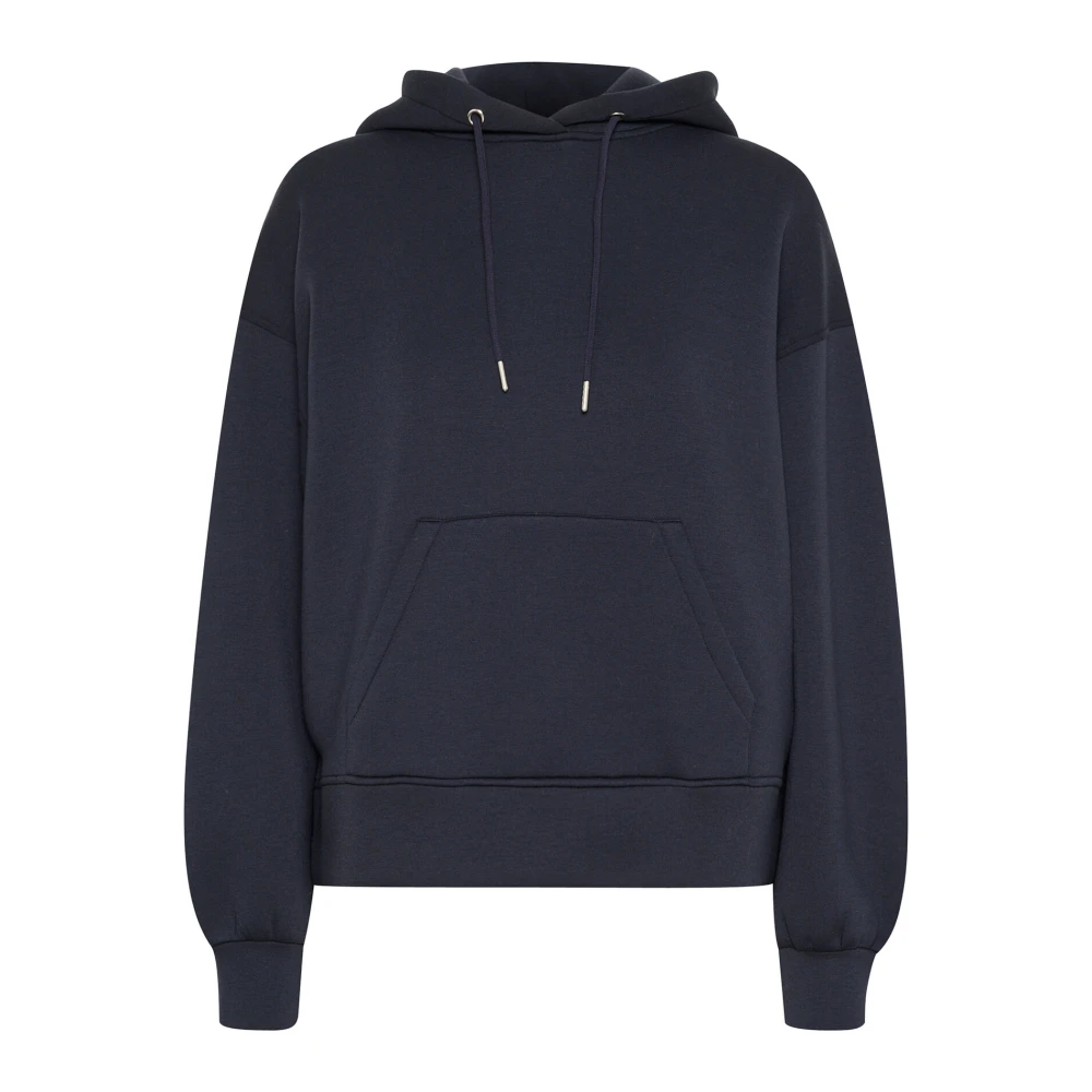 Part Two Donkerblauwe Sweatshirt met Capuchon Blue Dames