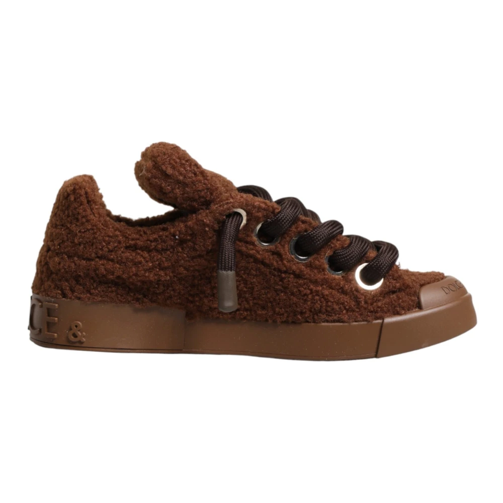 Dolce & Gabbana Men's Brown Sneakers, 10 Uk, Low Top Trainers