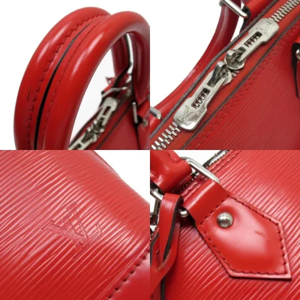 Louis Vuitton Vintage Pre-owned Leather handbags Orange Dames