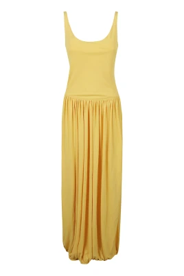 Strap Waisted Midi Dress