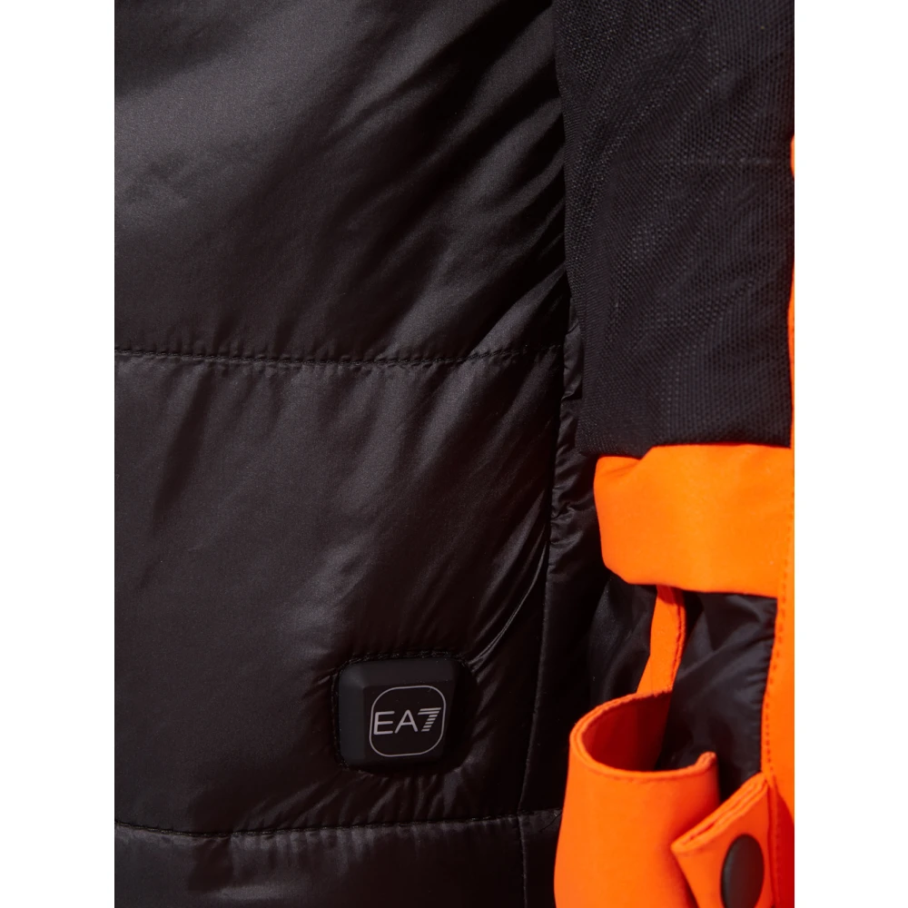 Emporio Armani EA7 Fluorescerende Oranje Technische Jas Orange Heren
