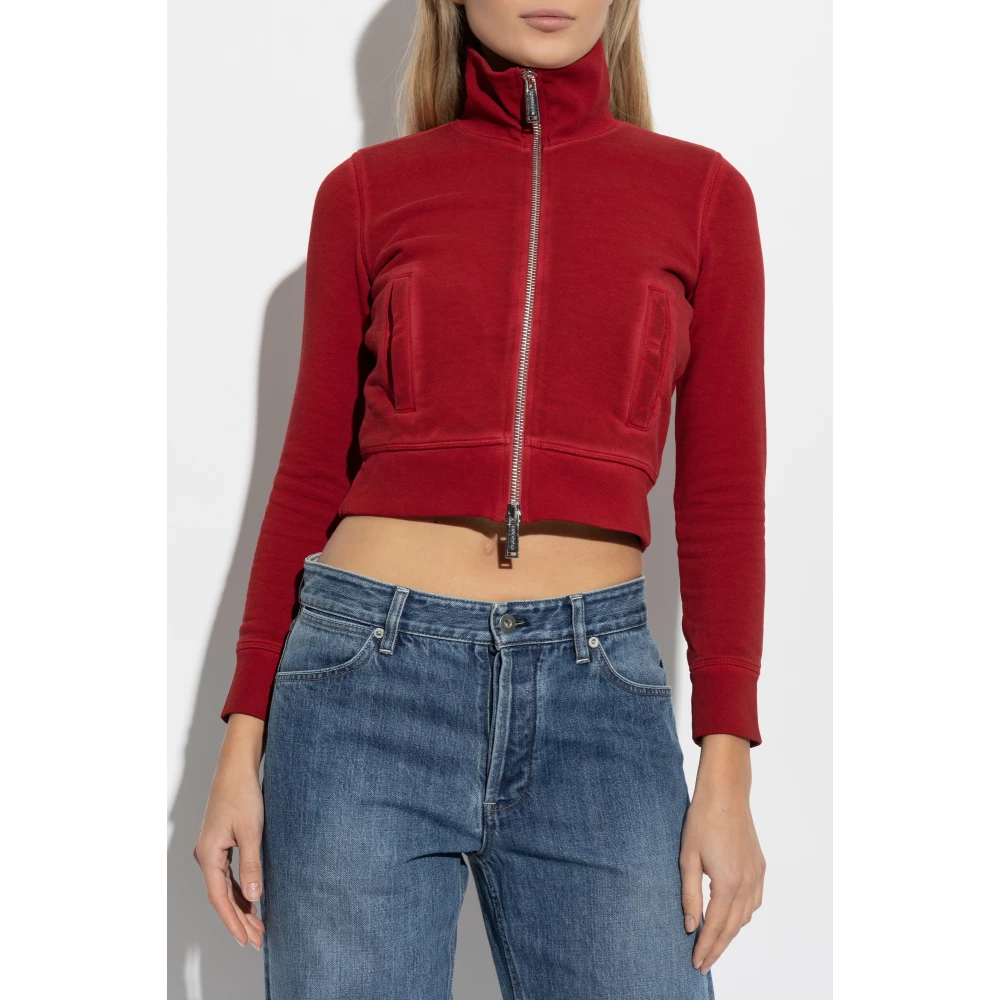 Dsquared2 Gedrukte sweatshirt Red Dames