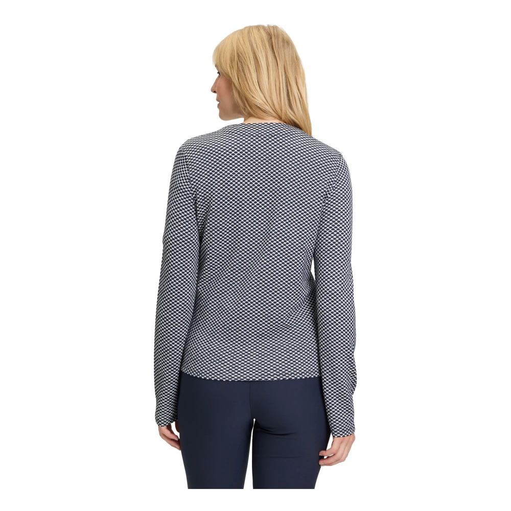 Betty Barclay Gestructureerde Shirtjas Blue Dames