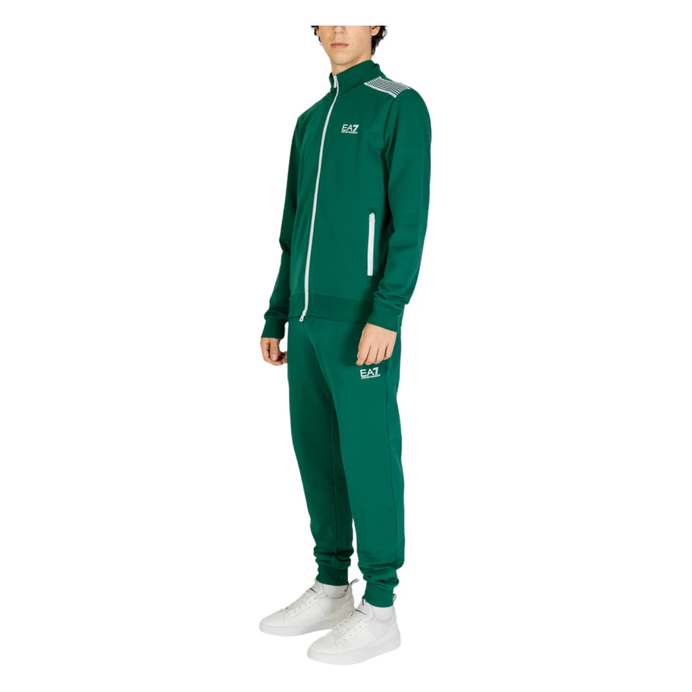 Emporio Armani EA7 Heren Tute Herfst Winter Collectie Katoen Green Heren