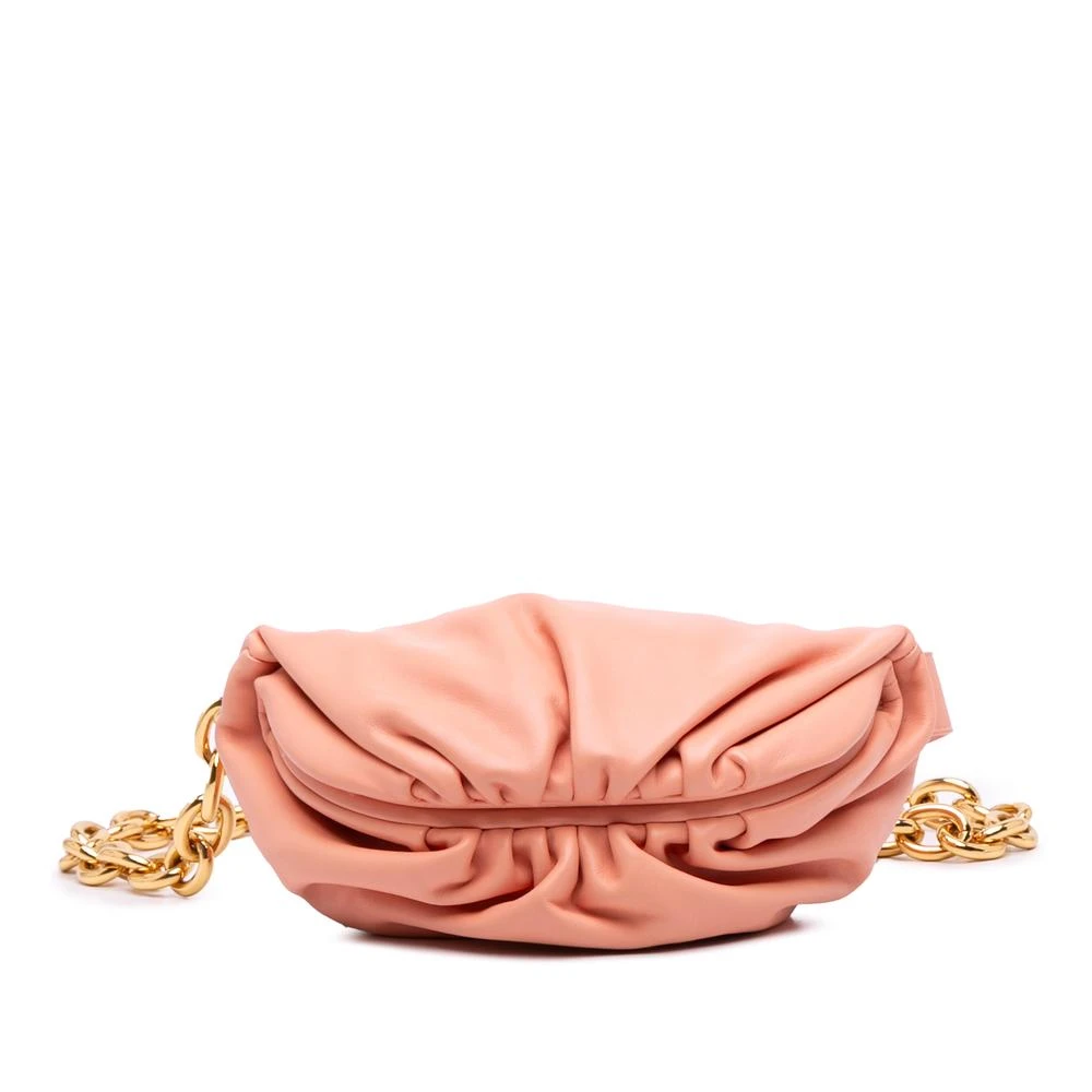 Bottega Veneta Vintage Women's Pink Pre-Owned Pouch With Chain