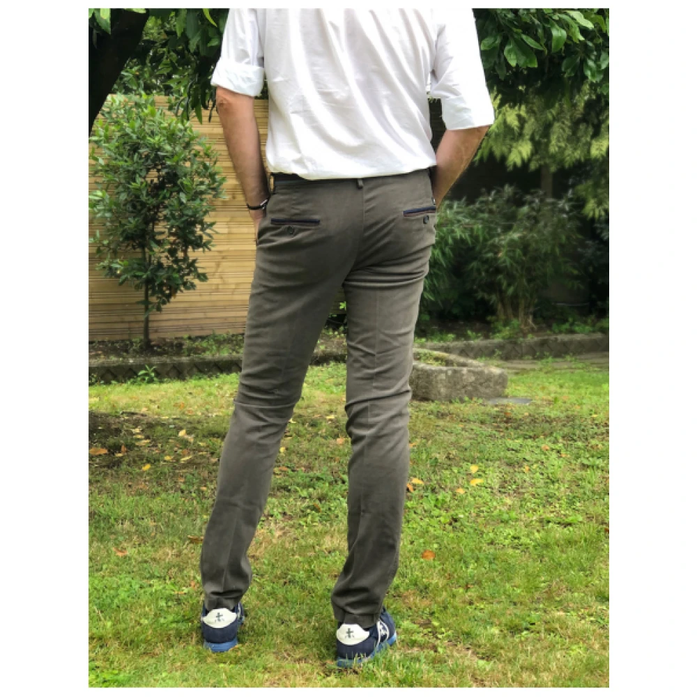 Mason's Chino Broek Green Heren