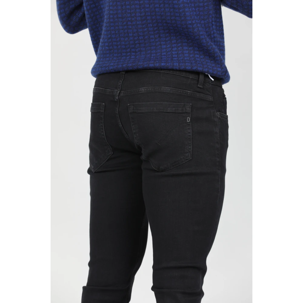 Dondup Skinny Denim Stretch Jeans Black Heren