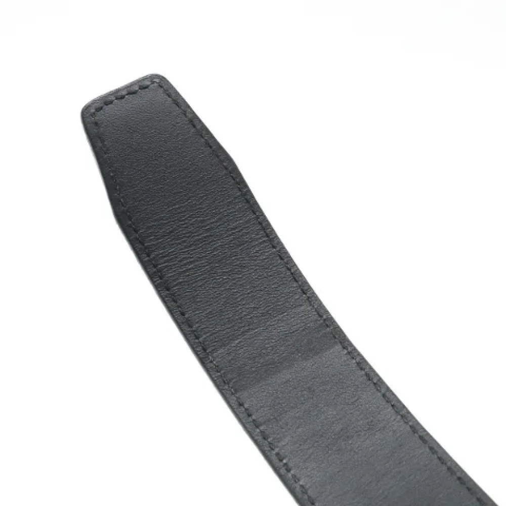 Louis Vuitton Vintage Pre-owned Canvas belts Black Heren