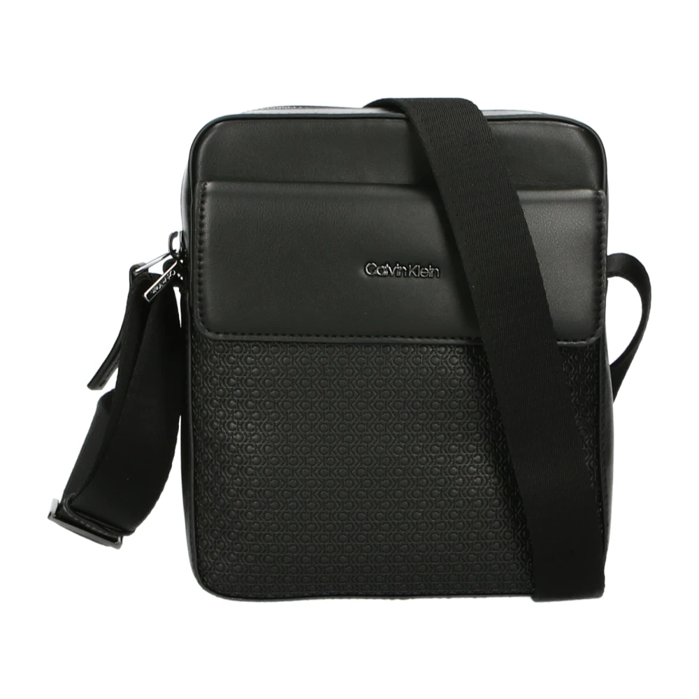 Calvin Klein Zwarte Schoudertas Verstelbare Band Black
