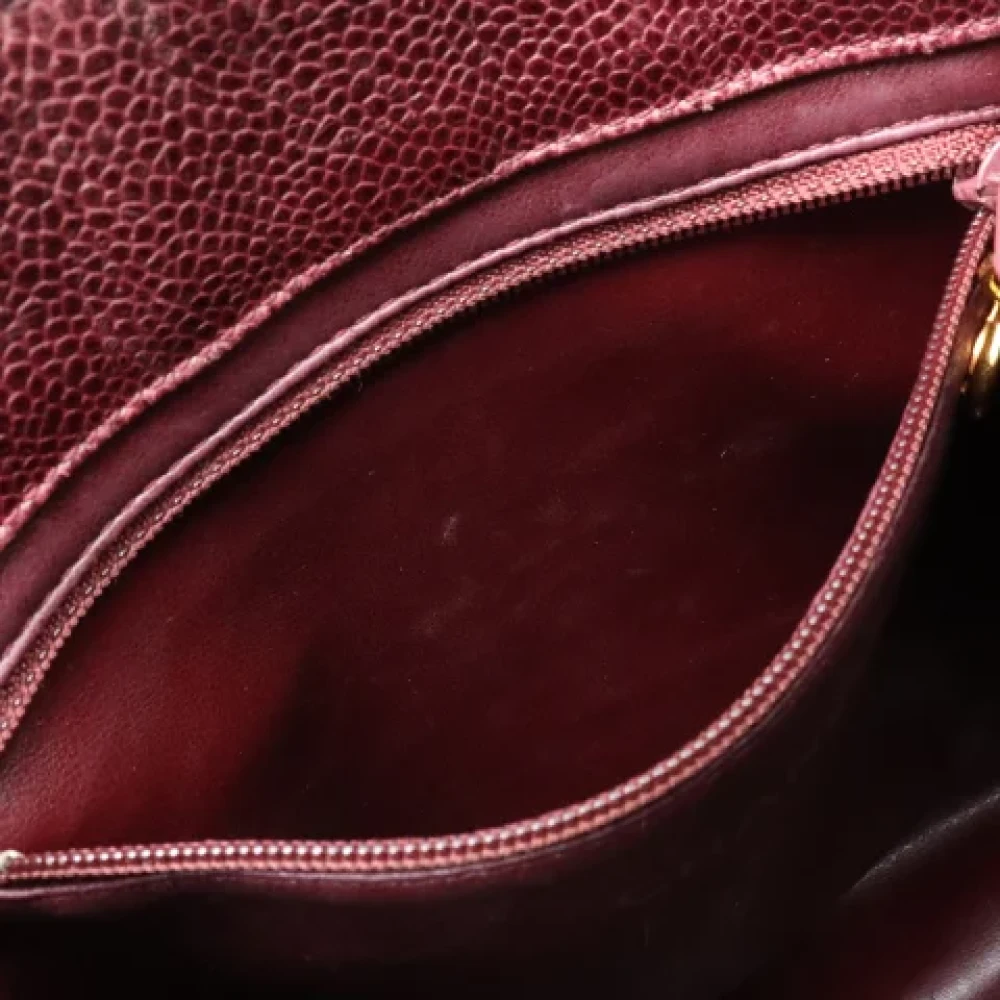 Chanel Vintage Pre-owned Leather chanel-bags Brown Dames