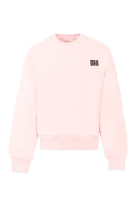 sweatshirt-rose-en-coton-avec-patch-logo
