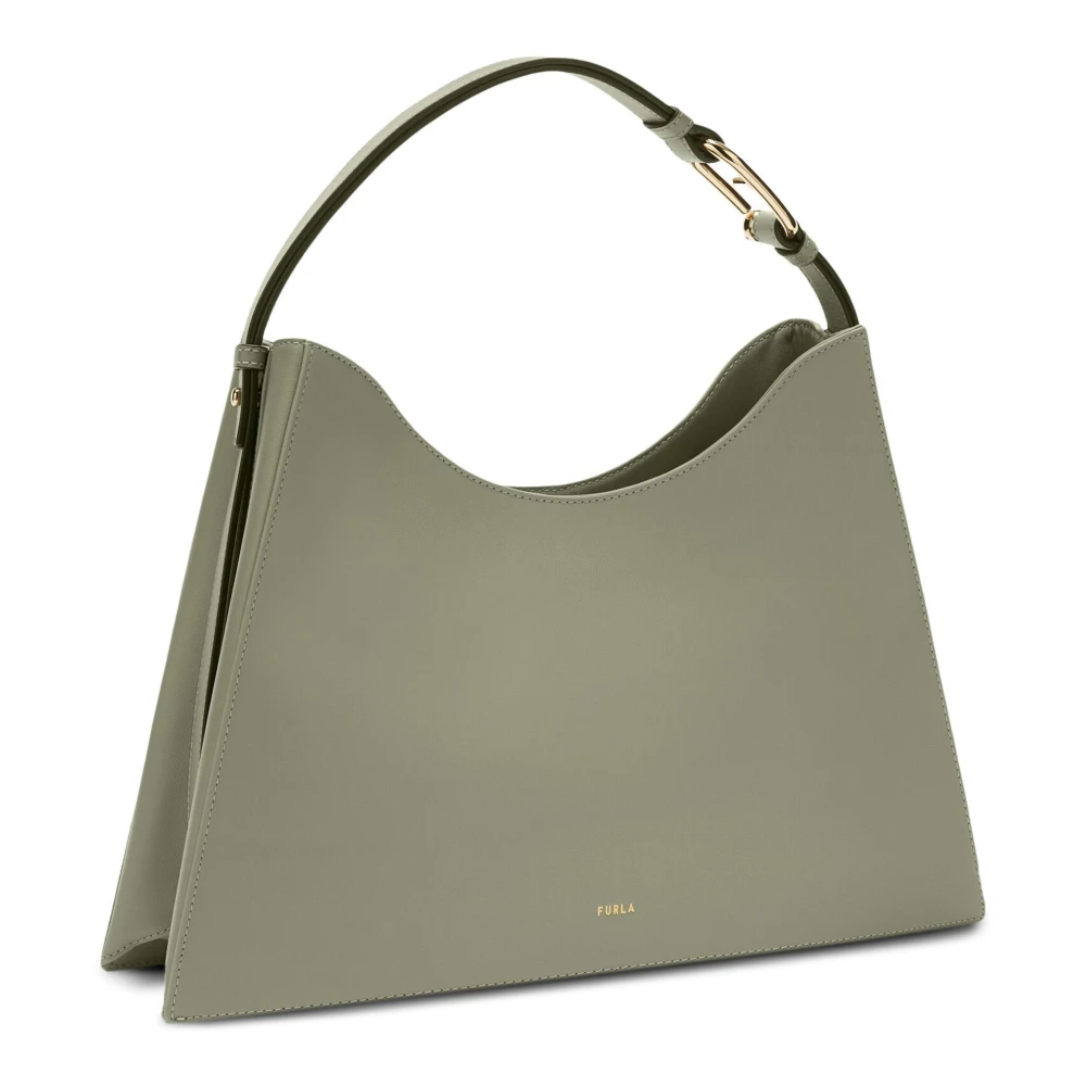 Furla Agave Cloud Hobo Tas Green Dames