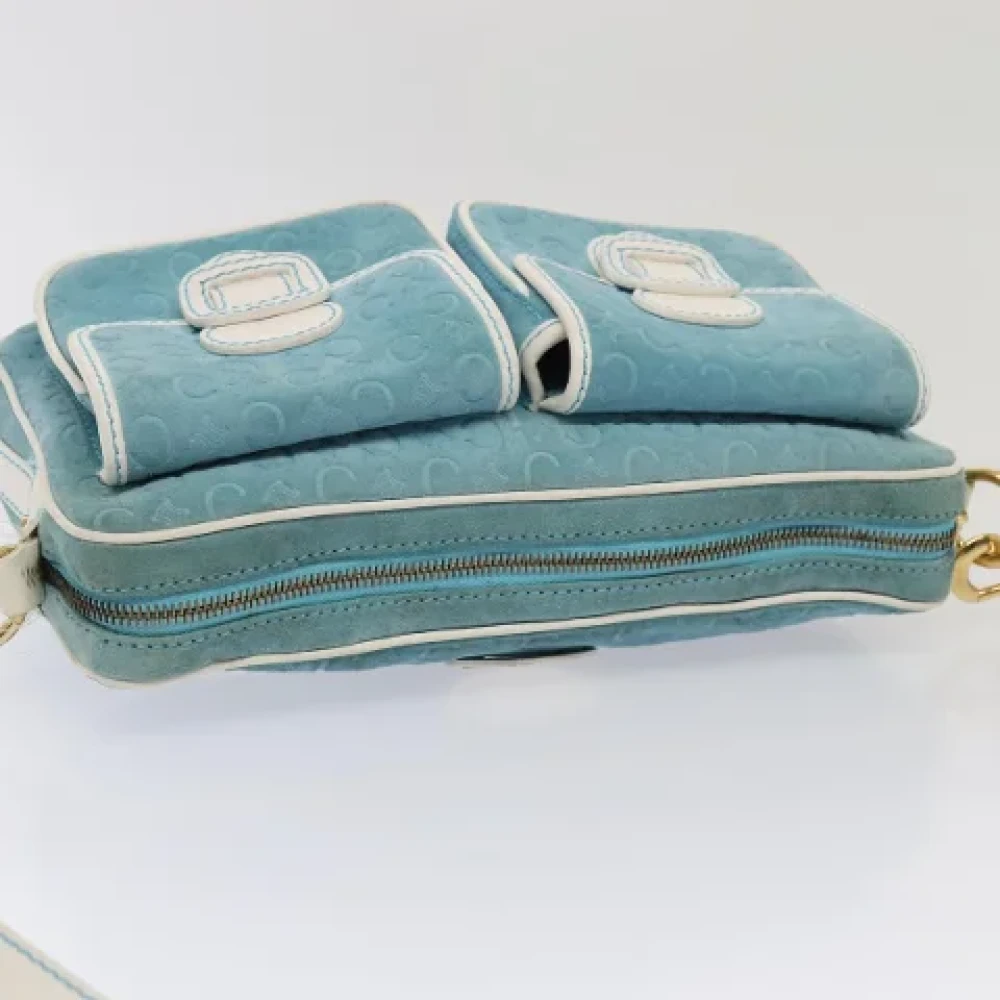 Celine Vintage Pre-owned Canvas celine-bags Blue Dames
