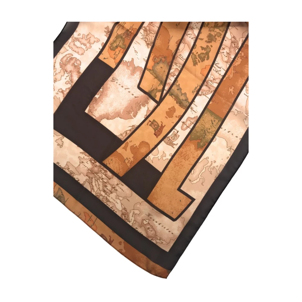 Alviero Martini 1a Classe Modieuze Sjaal S490 1682 Brown Dames