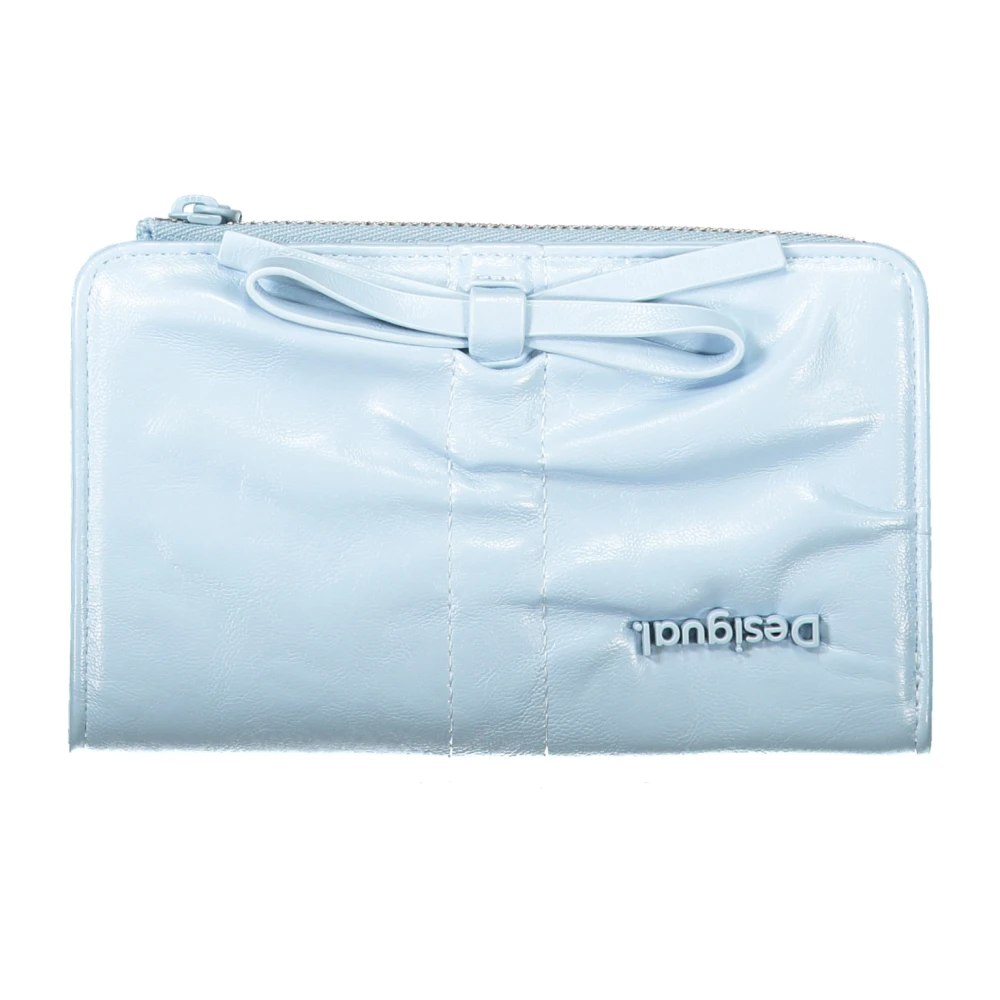 Desigual Bow Detail Zip Around Wallet - Female - Wallets & Cardholders - Blue - One Size - Accessories - Image 4