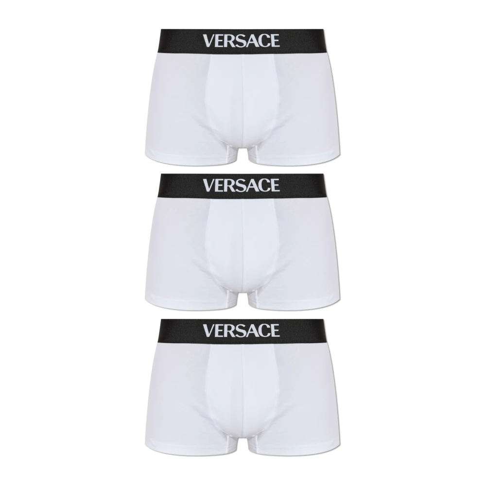 Versace Herren Weiß Unterwäsche, Lgröße: