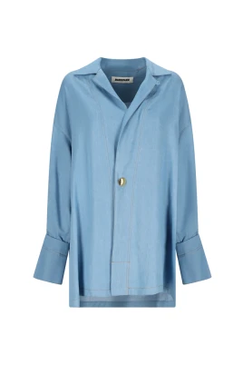 Tunika Stil Tencel Skjorta