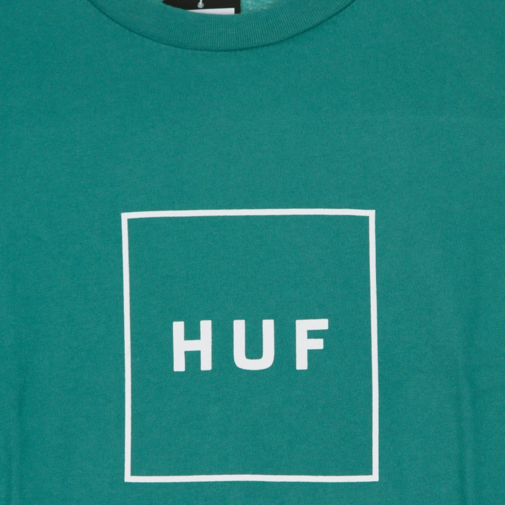 HUF Diep Jungle Logo Heren T-shirt Green Heren