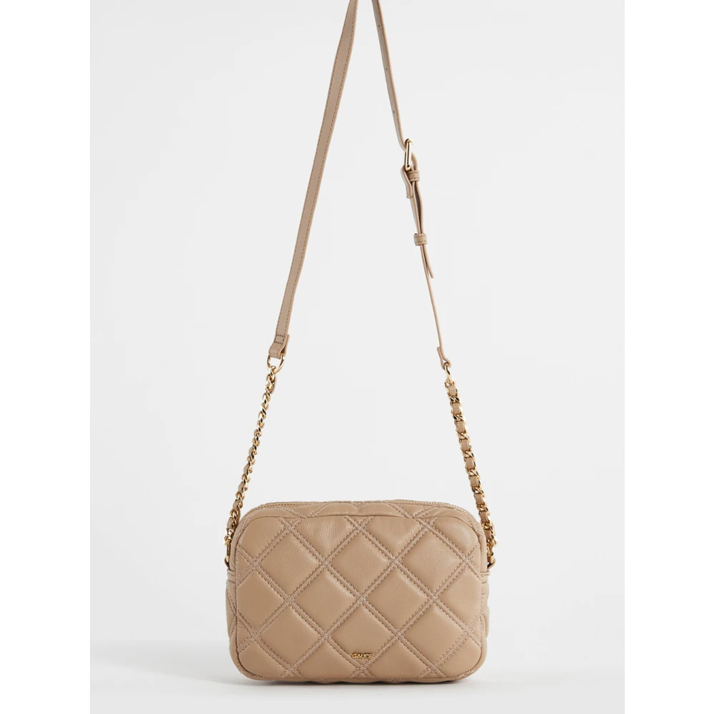 Gaudi Clelia Schoudertas in Zand Beige Dames