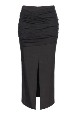Osynlig Linne Stretchkjol