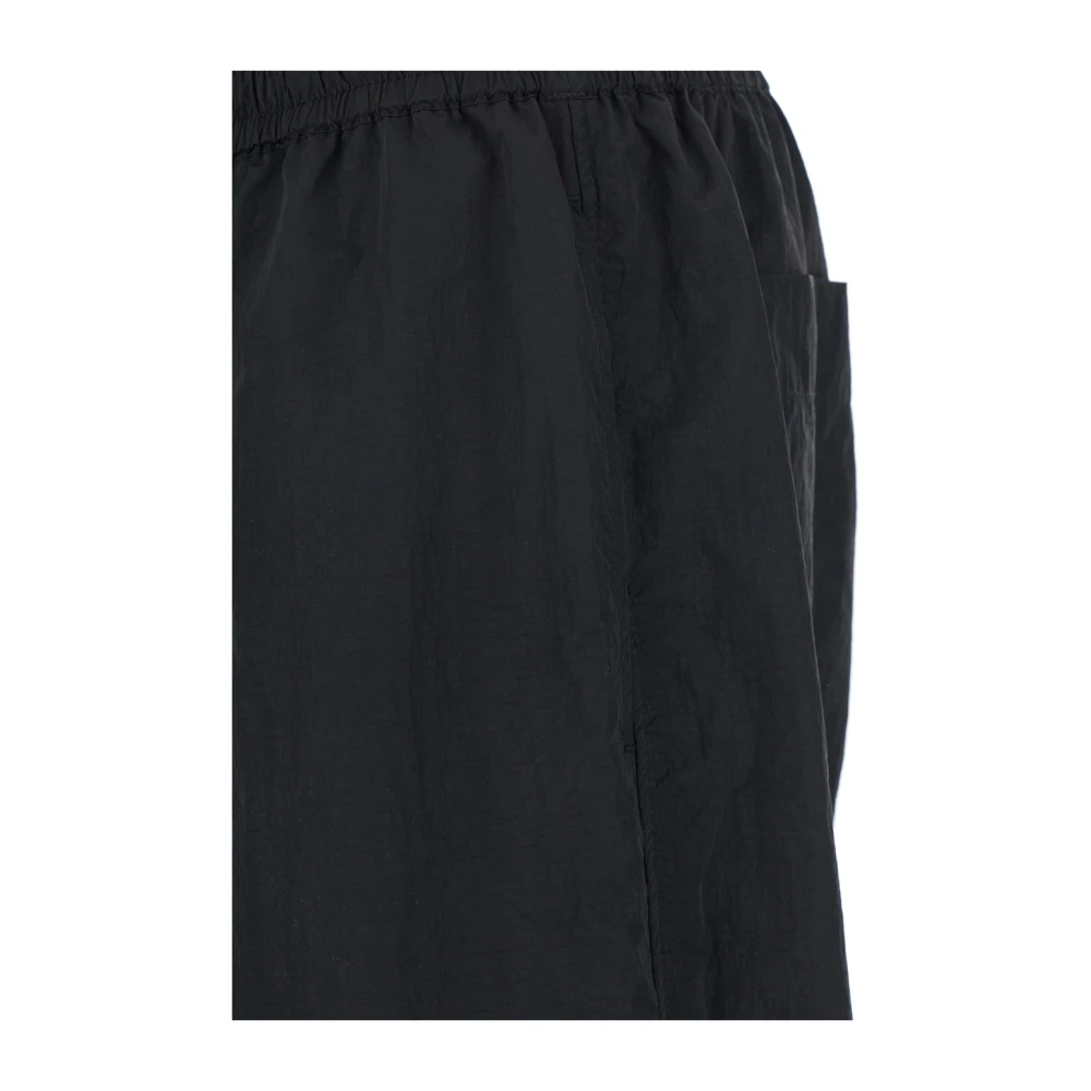 JW Anderson Zwarte elastische taille trekkoord broek Black Heren