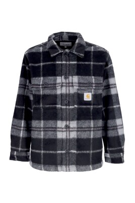 check-fleece-shirt-black