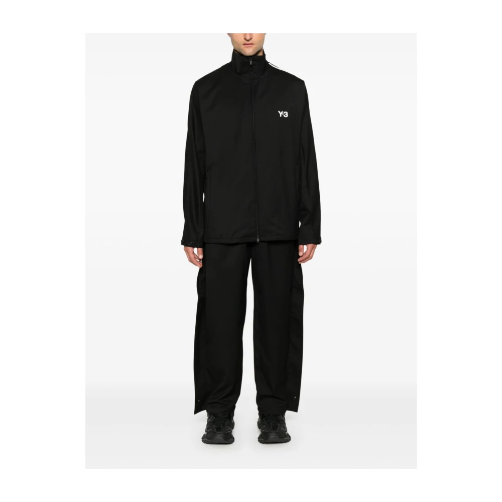 Y-3 Stretch wol nylon track pant Black Heren