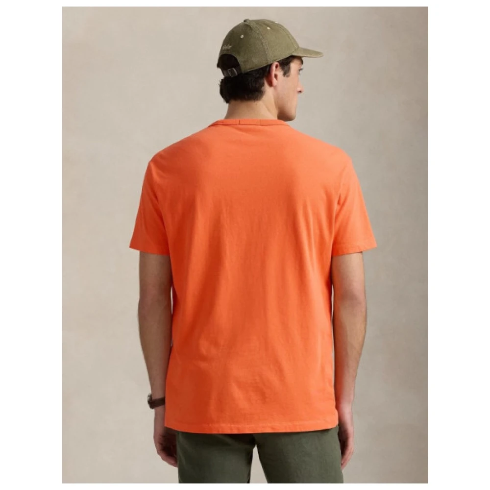 Polo Ralph Lauren Oranje Katoenen T-shirt Regular Fit Orange Heren